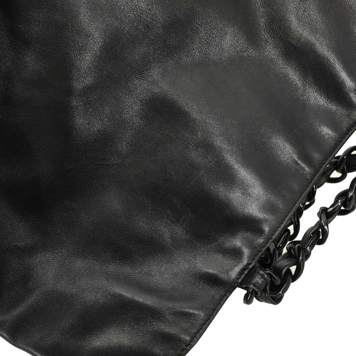 Chanel Chanel Vintage CC Resin Chain Tote Leather Size ONE SIZE - 9 Thumbnail