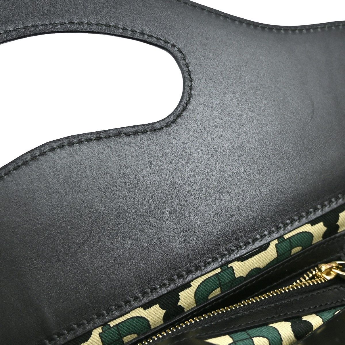 Gucci Gucci Punch Top Handle Bag Guccissima Leather Size ONE SIZE - 9 Thumbnail