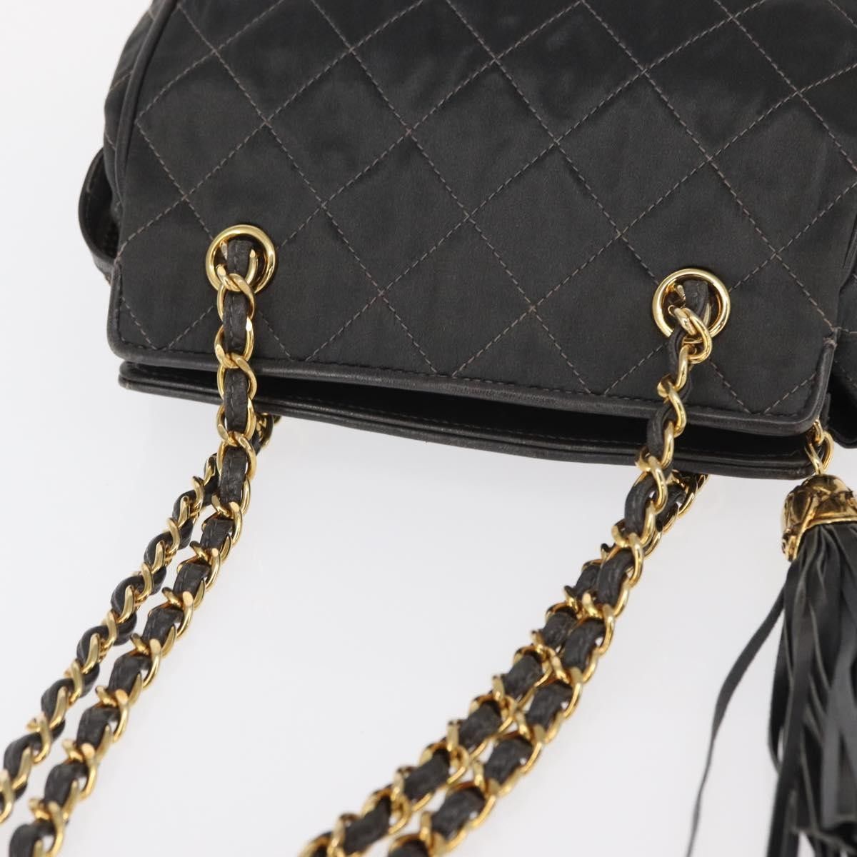 Chanel Chanel Vintage Chain Shoulder Bag Quilted Satin Size ONE SIZE - 17 Thumbnail