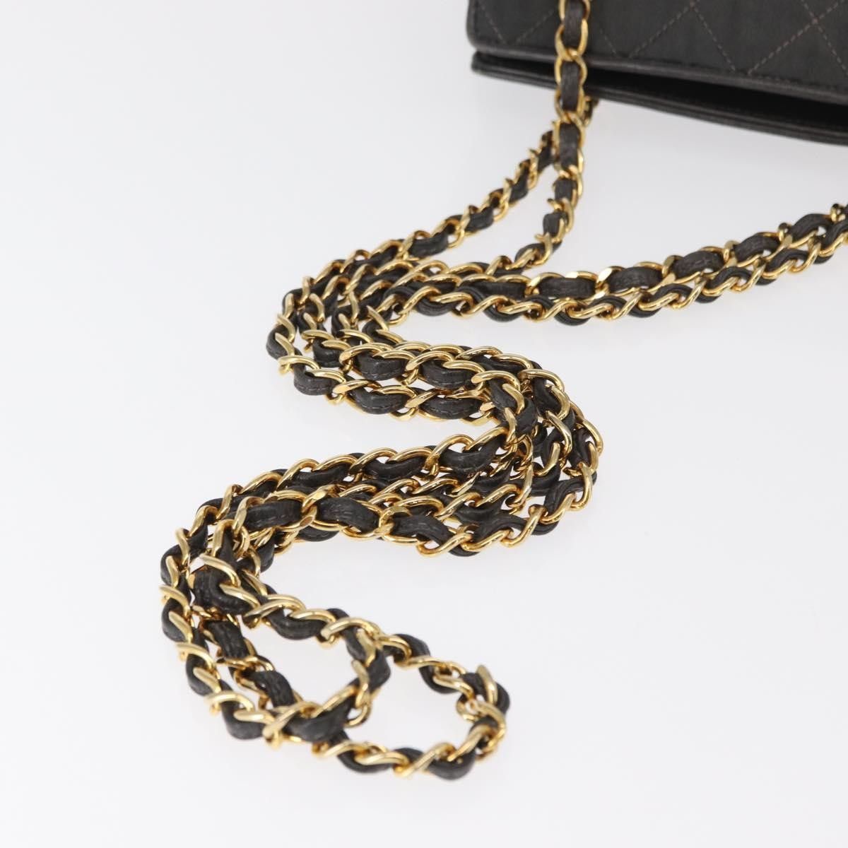 Chanel Chanel Vintage Chain Shoulder Bag Quilted Satin Size ONE SIZE - 8 Thumbnail