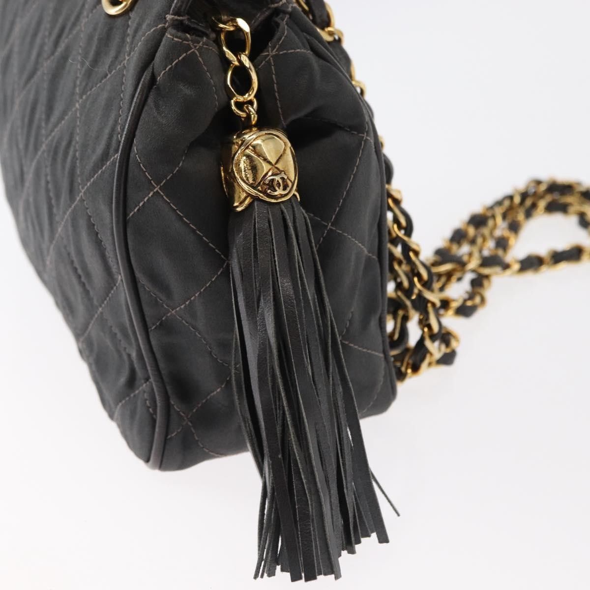 Chanel Chanel Vintage Chain Shoulder Bag Quilted Satin Size ONE SIZE - 14 Thumbnail