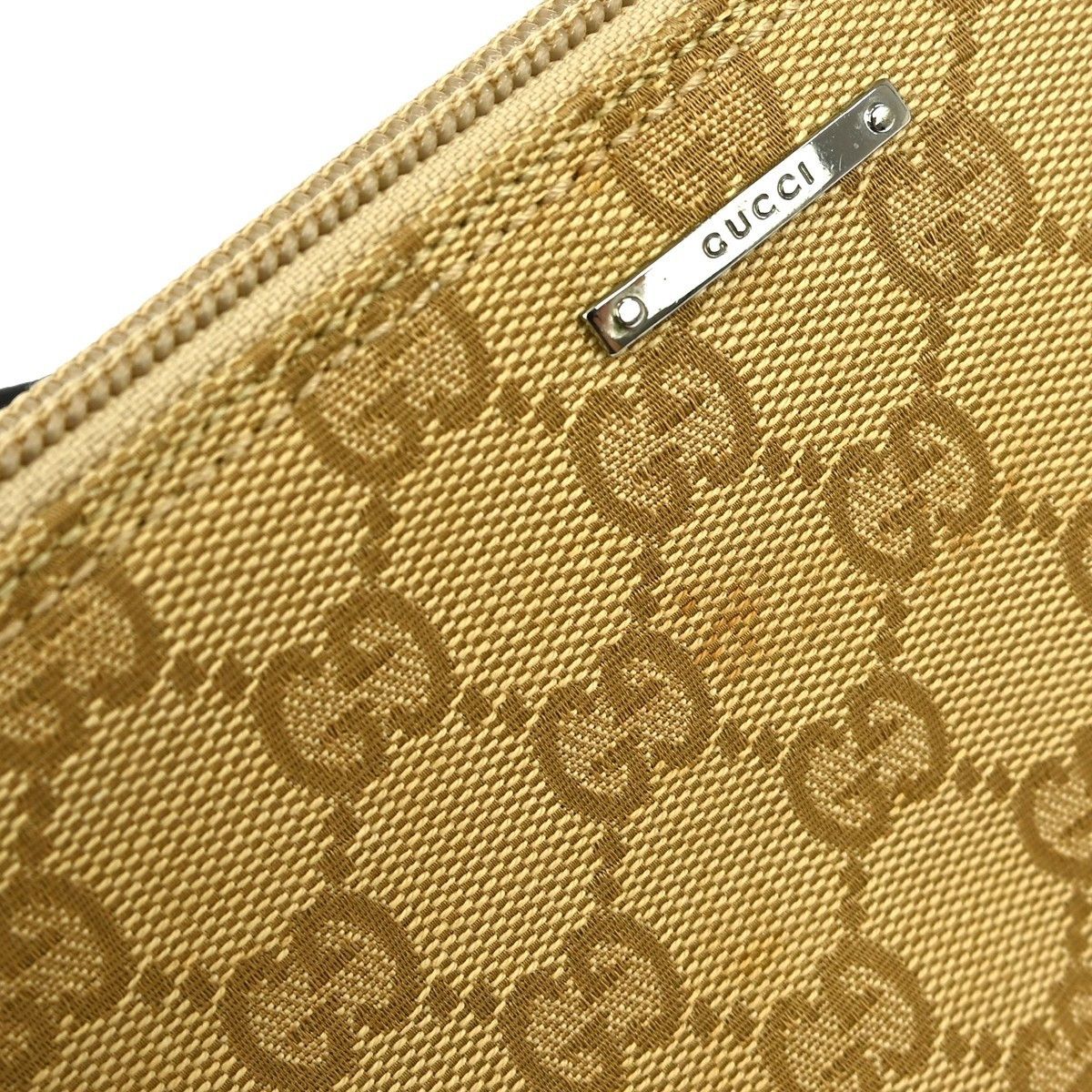 Gucci Gucci Vintage Boat Pochette GG Canvas Size ONE SIZE - 9 Thumbnail