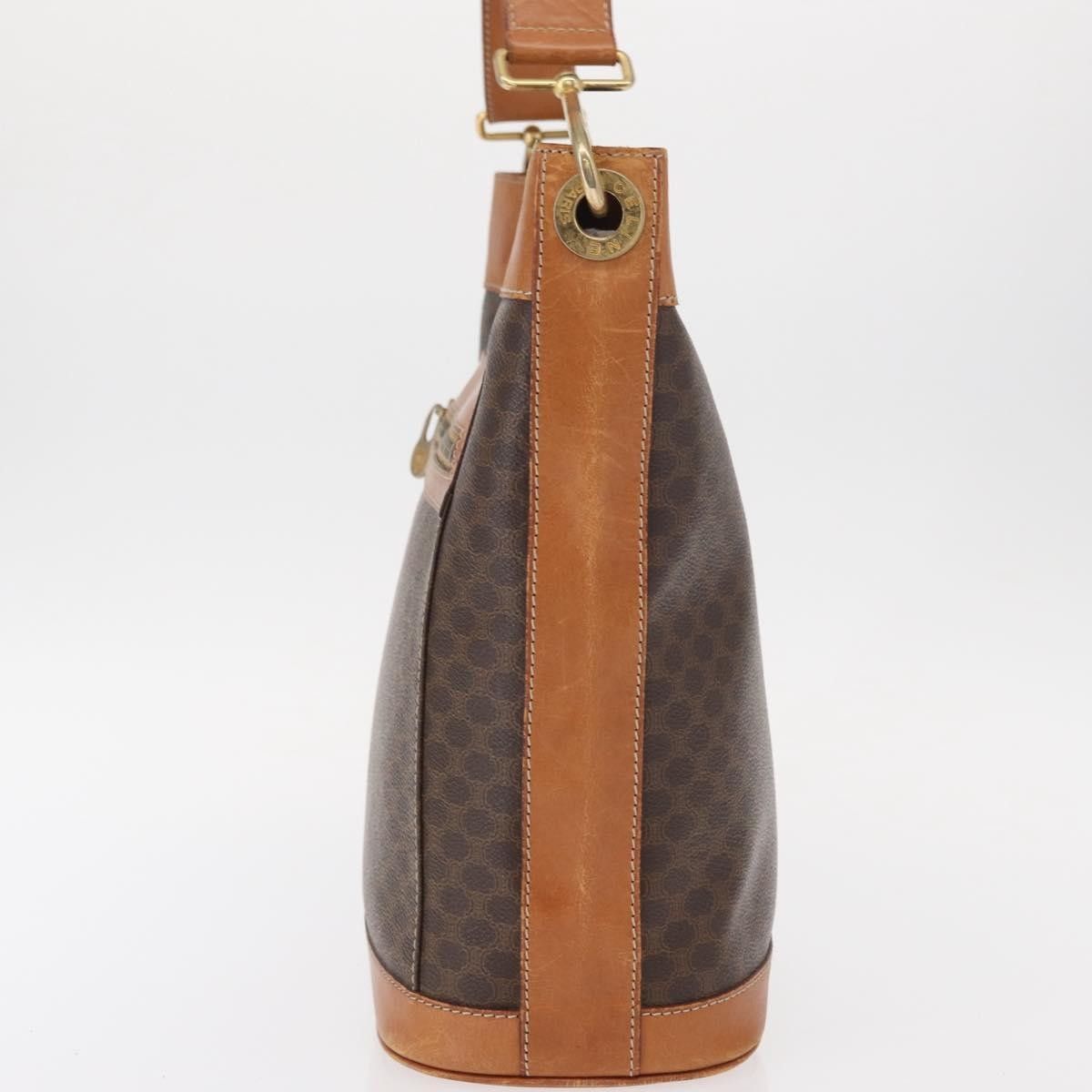 Celine Celine Vintage Macadam Shoulder Bag Canvas and Leather Size ONE SIZE - 3 Thumbnail