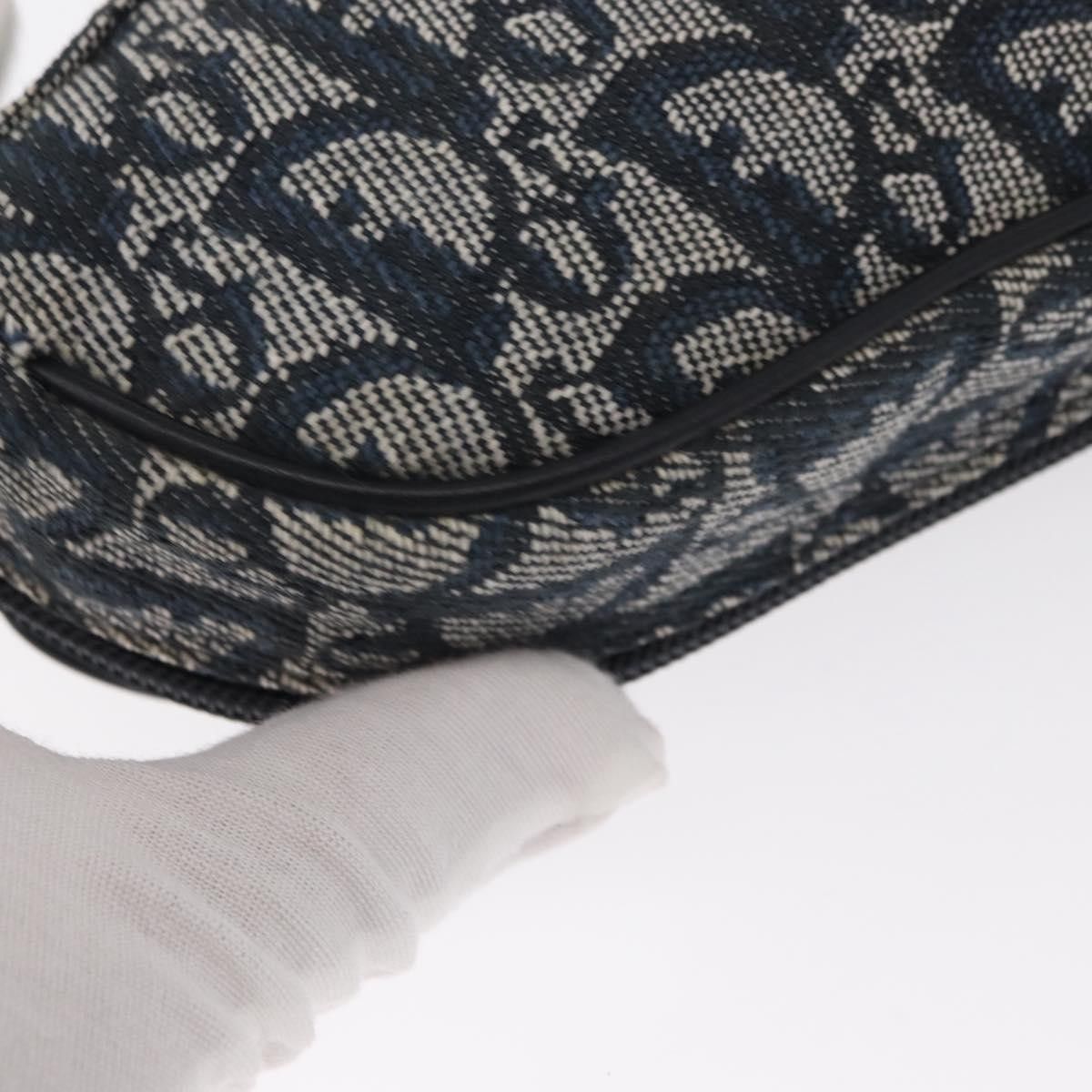 Dior Christian Dior Saddle Zip Pouch Diorissimo Canvas Size ONE SIZE - 10 Thumbnail