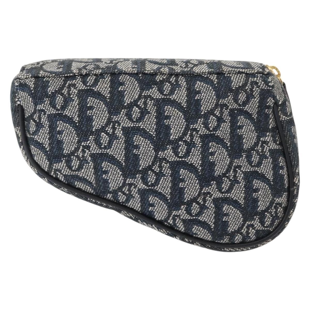 Dior Christian Dior Saddle Zip Pouch Diorissimo Canvas Size ONE SIZE - 2 Thumbnail