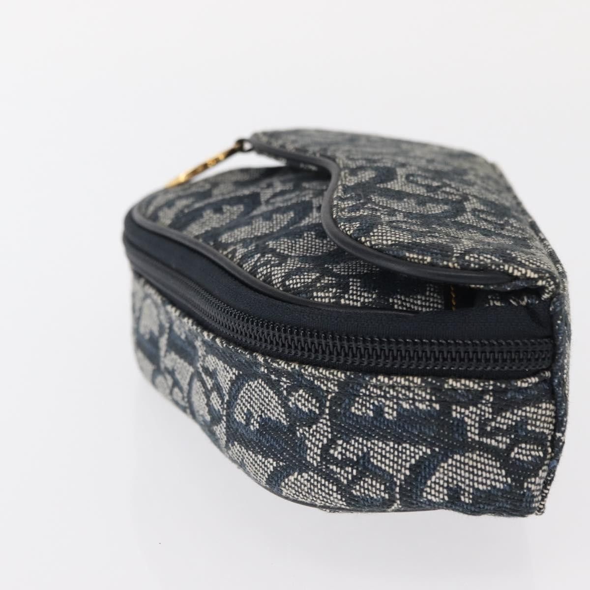Dior Christian Dior Saddle Zip Pouch Diorissimo Canvas Size ONE SIZE - 3 Thumbnail