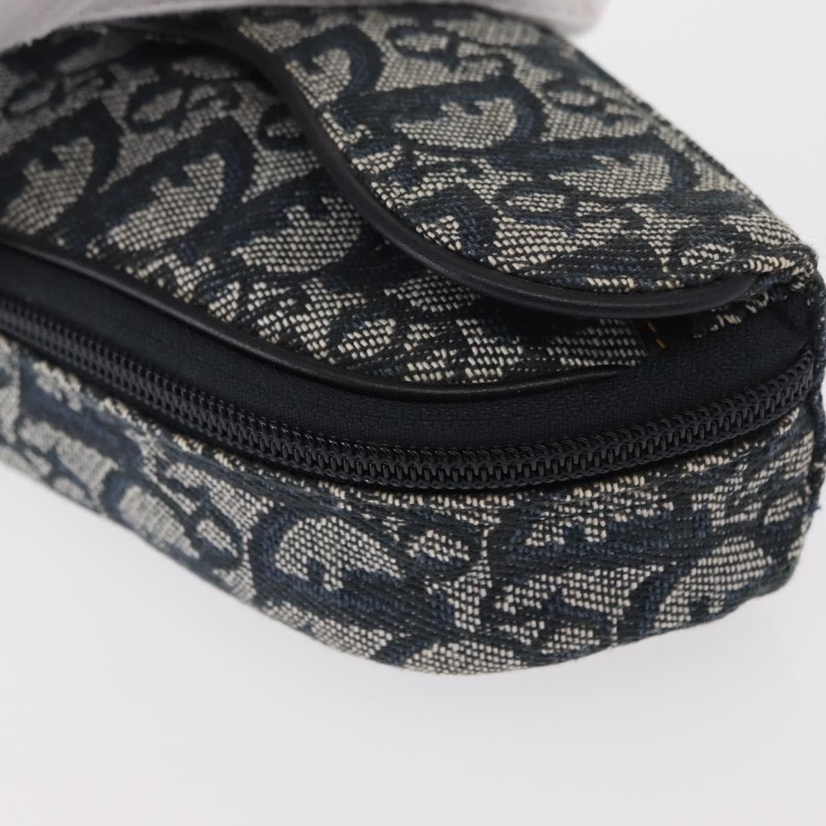 Dior Christian Dior Saddle Zip Pouch Diorissimo Canvas Size ONE SIZE - 8 Thumbnail