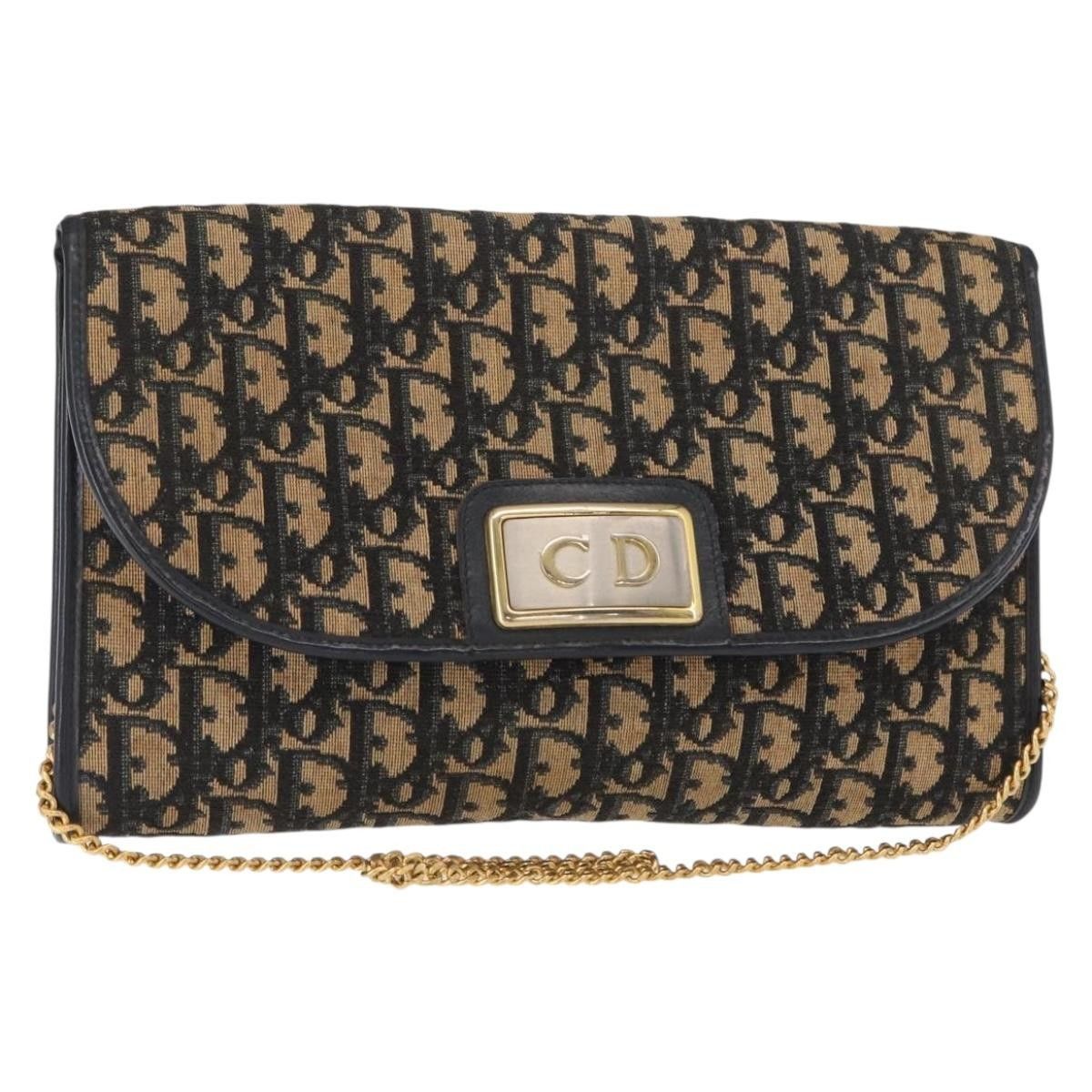 Dior Christian Dior Vintage CD Chain Flap Shoulder Bag Diorissimo Canvas Size ONE SIZE - 16 Thumbnail