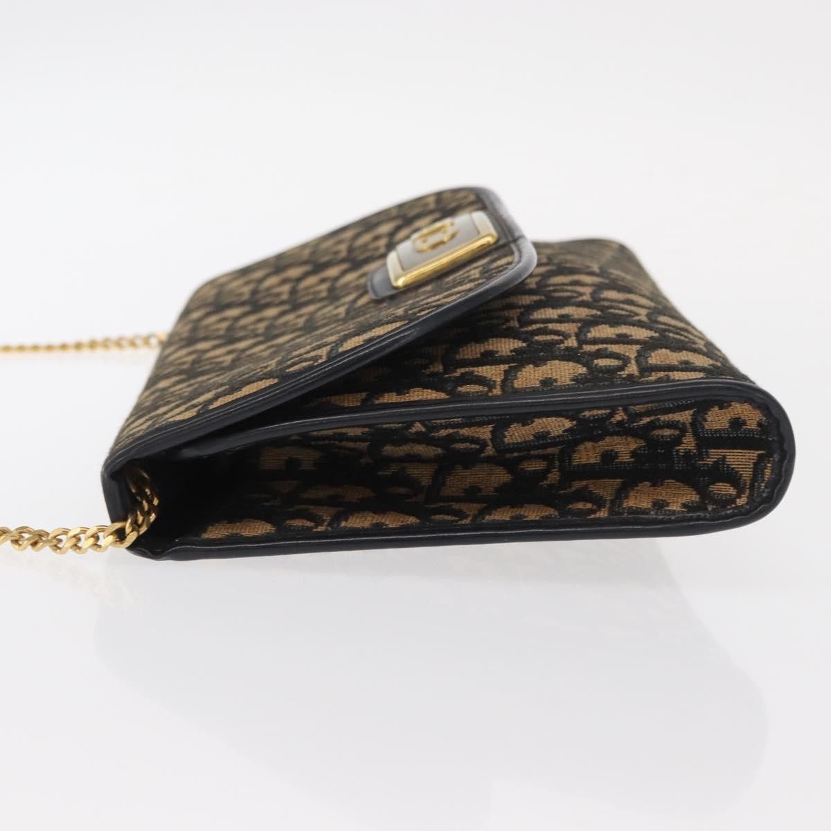 Dior Christian Dior Vintage CD Chain Flap Shoulder Bag Diorissimo Canvas Size ONE SIZE - 4 Thumbnail