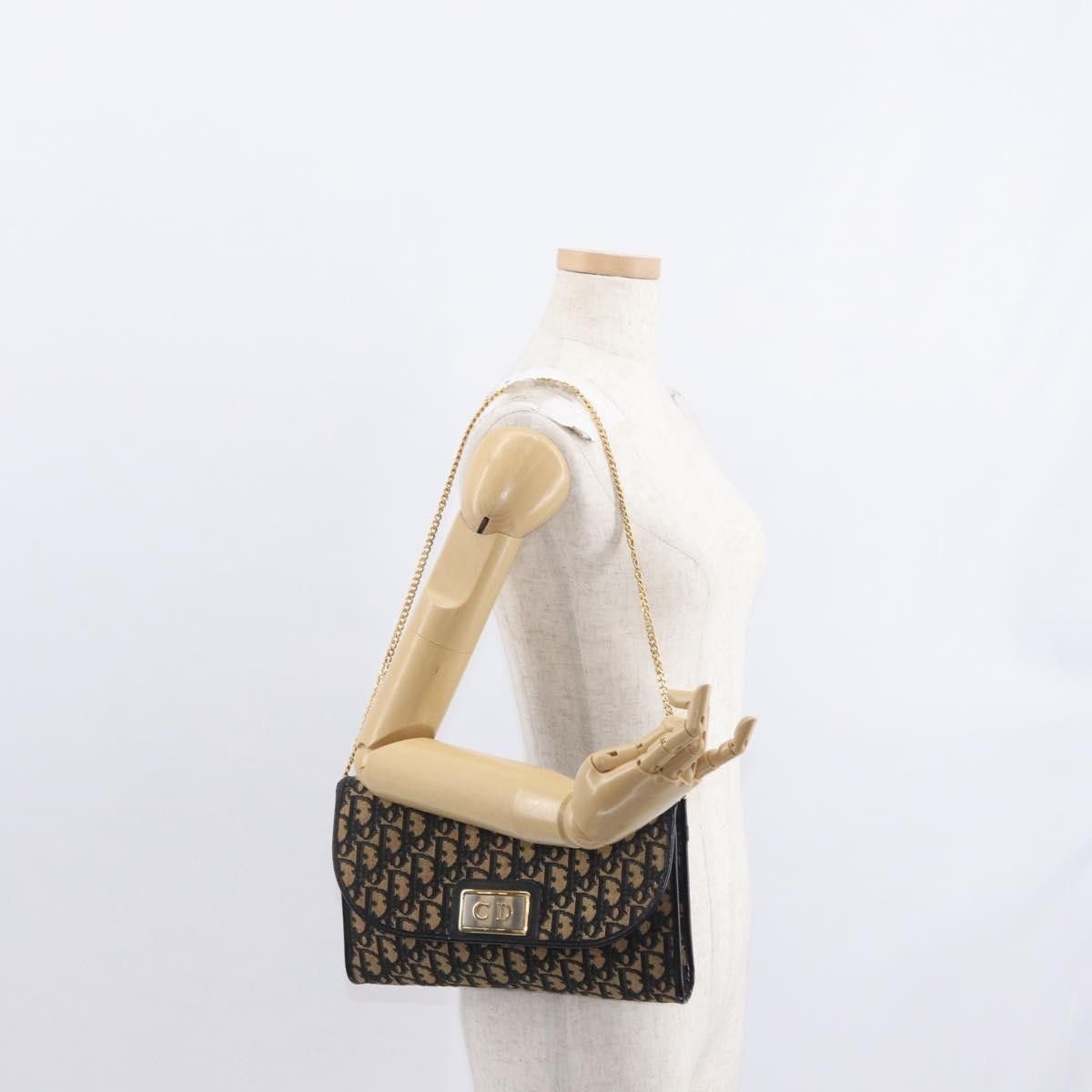 Dior Christian Dior Vintage CD Chain Flap Shoulder Bag Diorissimo Canvas Size ONE SIZE - 13 Thumbnail