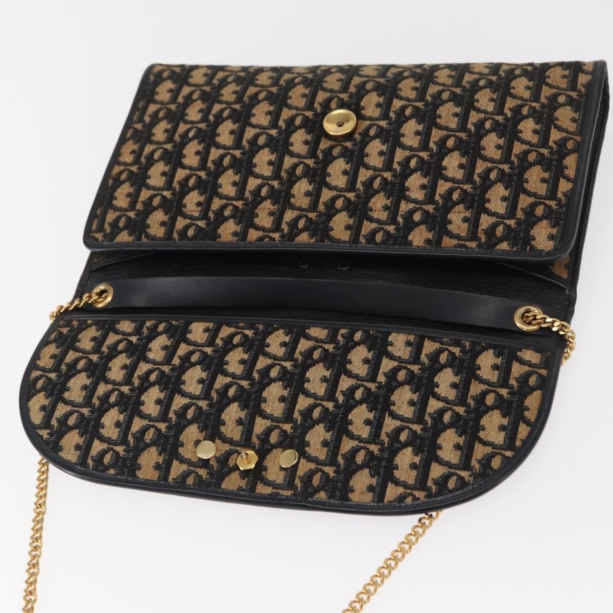 Dior Christian Dior Vintage CD Chain Flap Shoulder Bag Diorissimo Canvas Size ONE SIZE - 17 Thumbnail