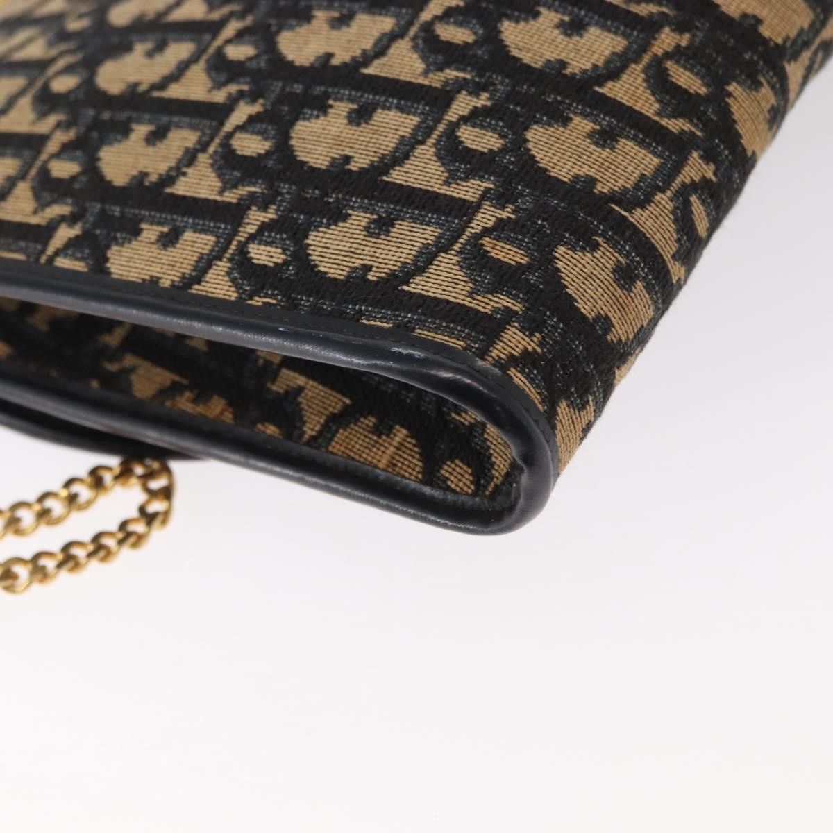 Dior Christian Dior Vintage CD Chain Flap Shoulder Bag Diorissimo Canvas Size ONE SIZE - 8 Thumbnail