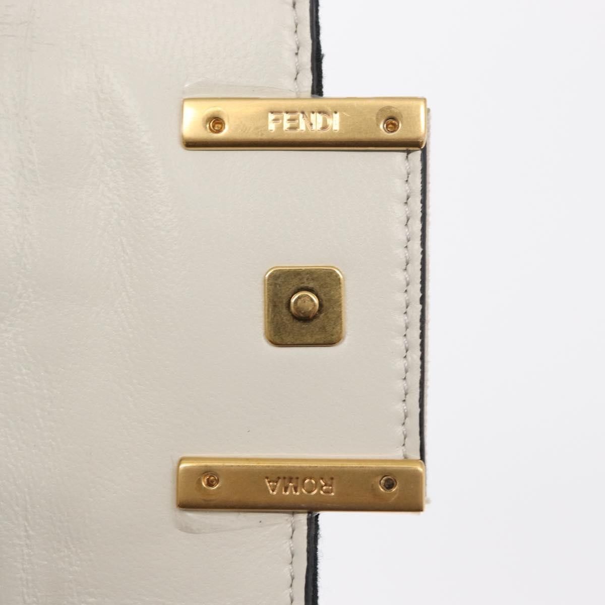 Fendi Fendi Chain Baguette Charm Bag Zucca Canvas Size ONE SIZE - 18 Thumbnail