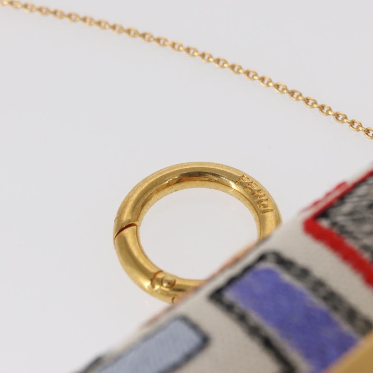 Fendi Fendi Chain Baguette Charm Bag Zucca Canvas Size ONE SIZE - 14 Thumbnail