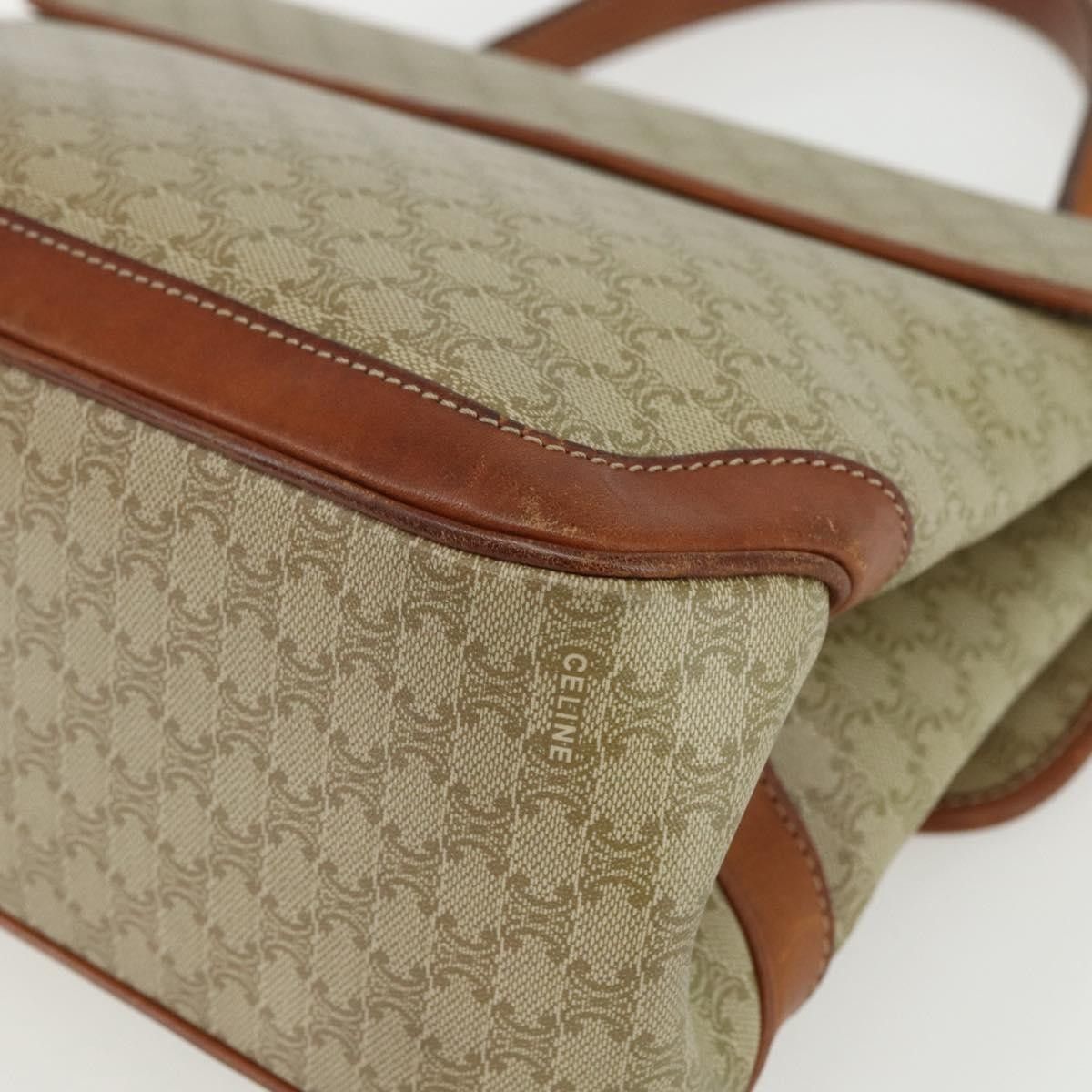 Celine Celine Vintage Macadam Handbag Canvas and Leather Size ONE SIZE - 9 Thumbnail