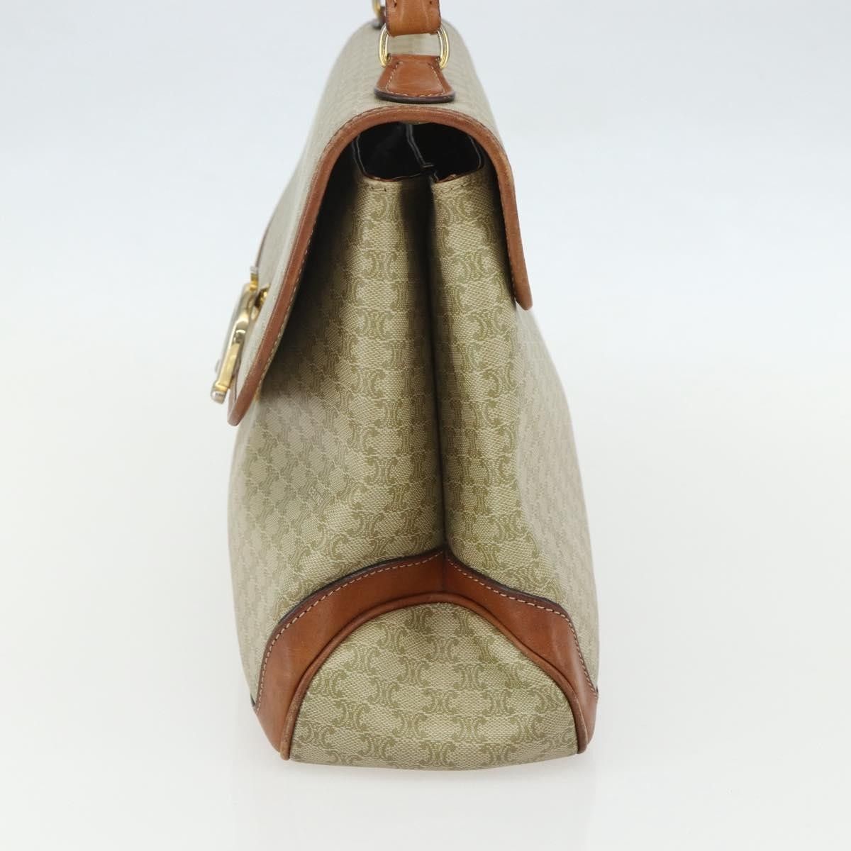 Celine Celine Vintage Macadam Handbag Canvas and Leather Size ONE SIZE - 4 Thumbnail