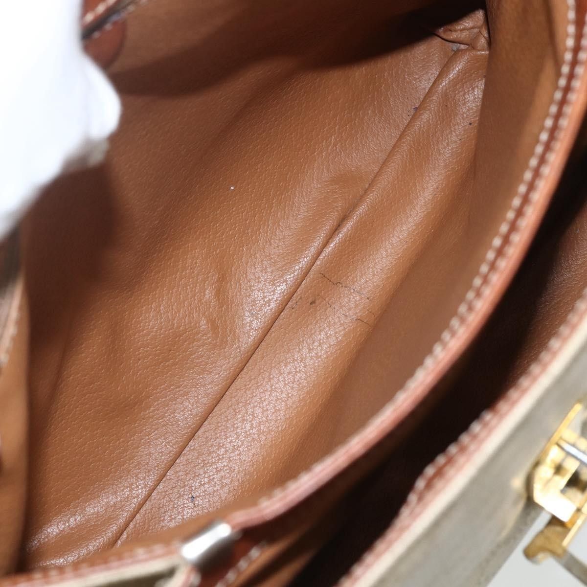 Celine Celine Vintage Macadam Handbag Canvas and Leather Size ONE SIZE - 5 Thumbnail