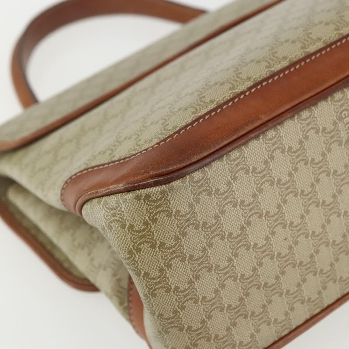 Celine Celine Vintage Macadam Handbag Canvas and Leather Size ONE SIZE - 12 Thumbnail