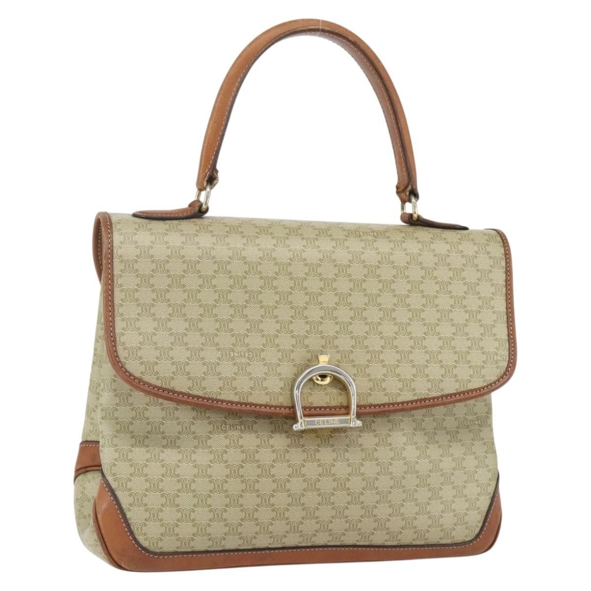 Celine Celine Vintage Macadam Handbag Canvas and Leather Size ONE SIZE - 20 Thumbnail