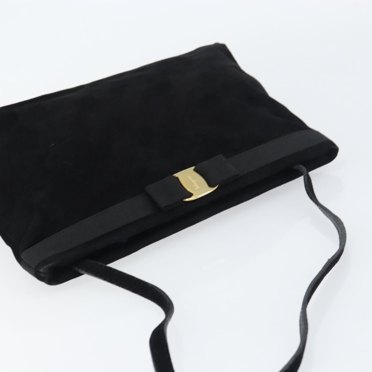 Salvatore Ferragamo Salvatore Ferragamo Vala Shoulder Bag Suede Size ONE SIZE - 14 Thumbnail