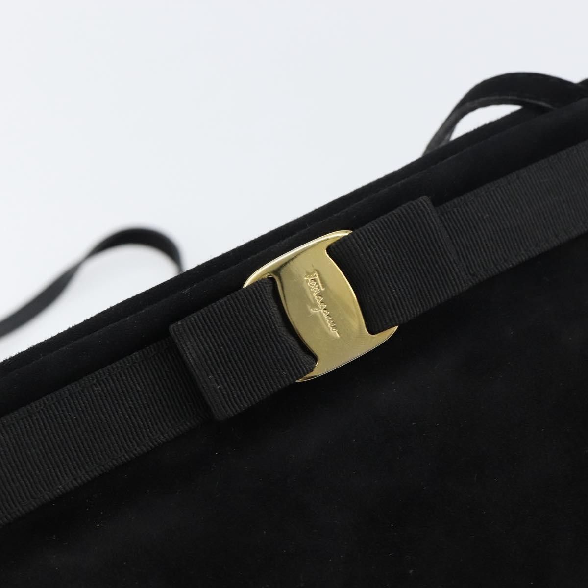Salvatore Ferragamo Salvatore Ferragamo Vala Shoulder Bag Suede Size ONE SIZE - 18 Thumbnail