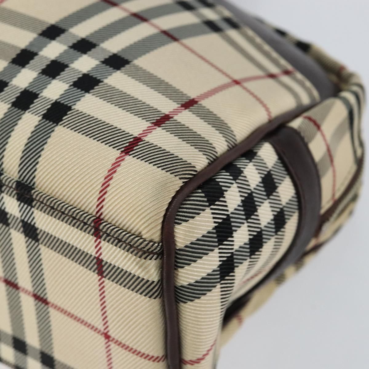 Burberry Burberry Nova Check Tote Canvas and Leather Size ONE SIZE - 8 Thumbnail