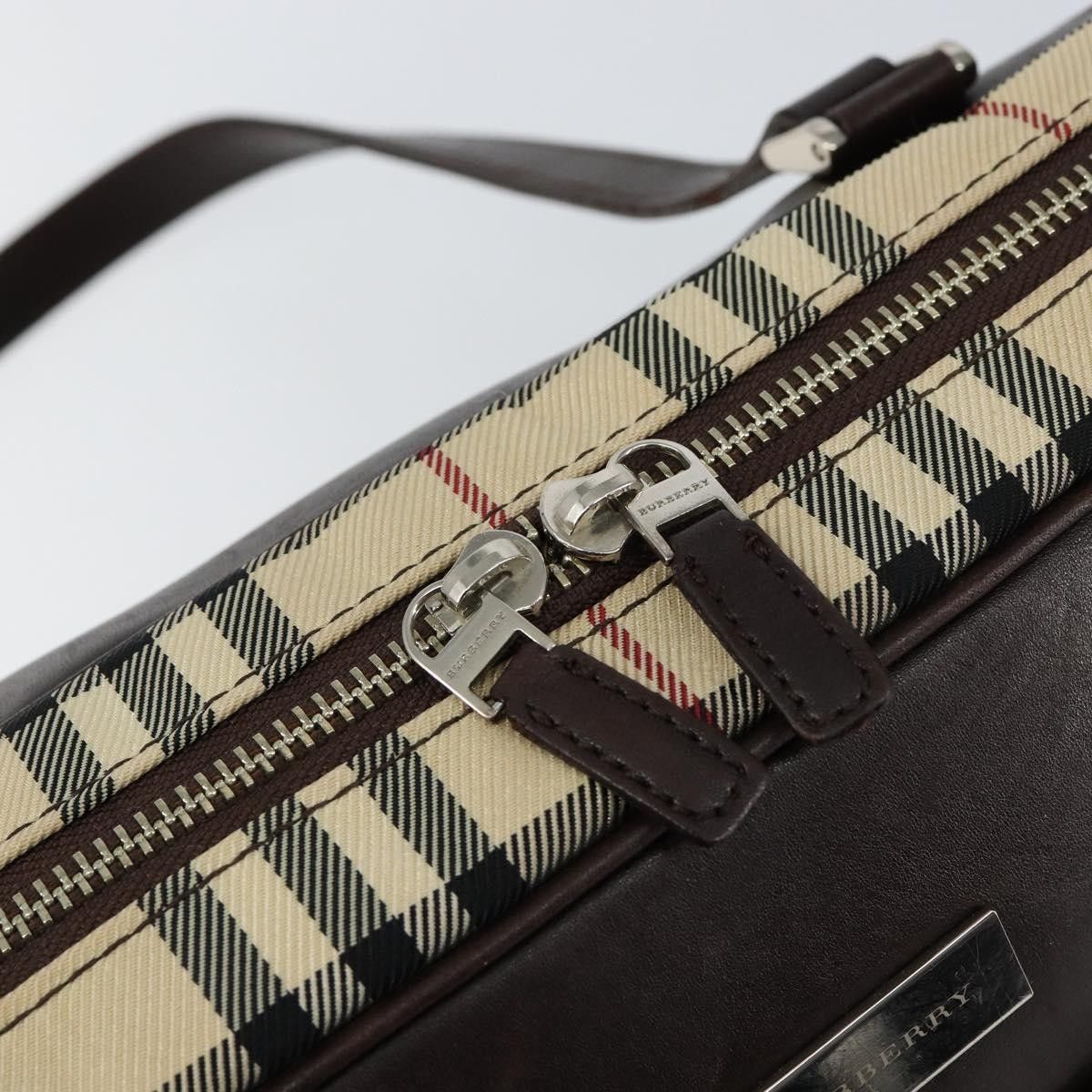 Burberry Burberry Nova Check Tote Canvas and Leather Size ONE SIZE - 11 Thumbnail