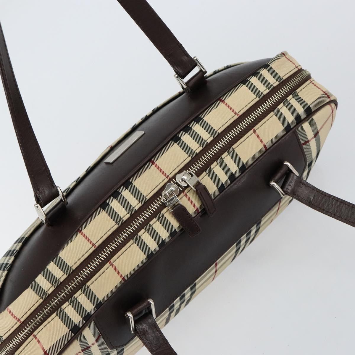 Burberry Burberry Nova Check Tote Canvas and Leather Size ONE SIZE - 16 Thumbnail