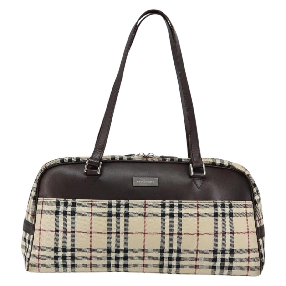Burberry Burberry Nova Check Tote Canvas and Leather Size ONE SIZE - 19 Thumbnail