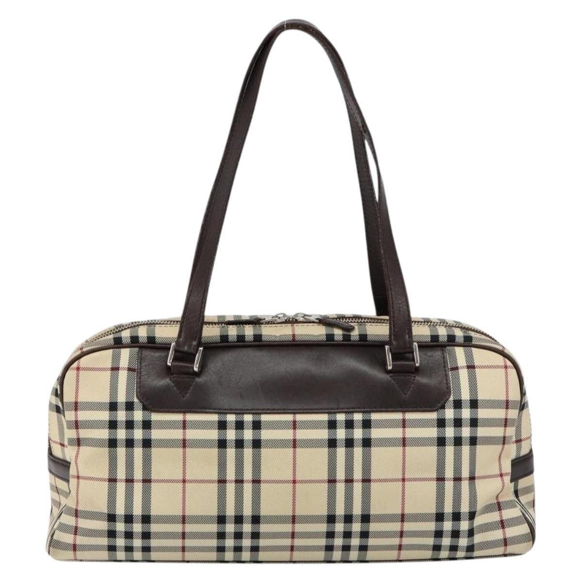 Burberry Burberry Nova Check Tote Canvas and Leather Size ONE SIZE - 2 Thumbnail