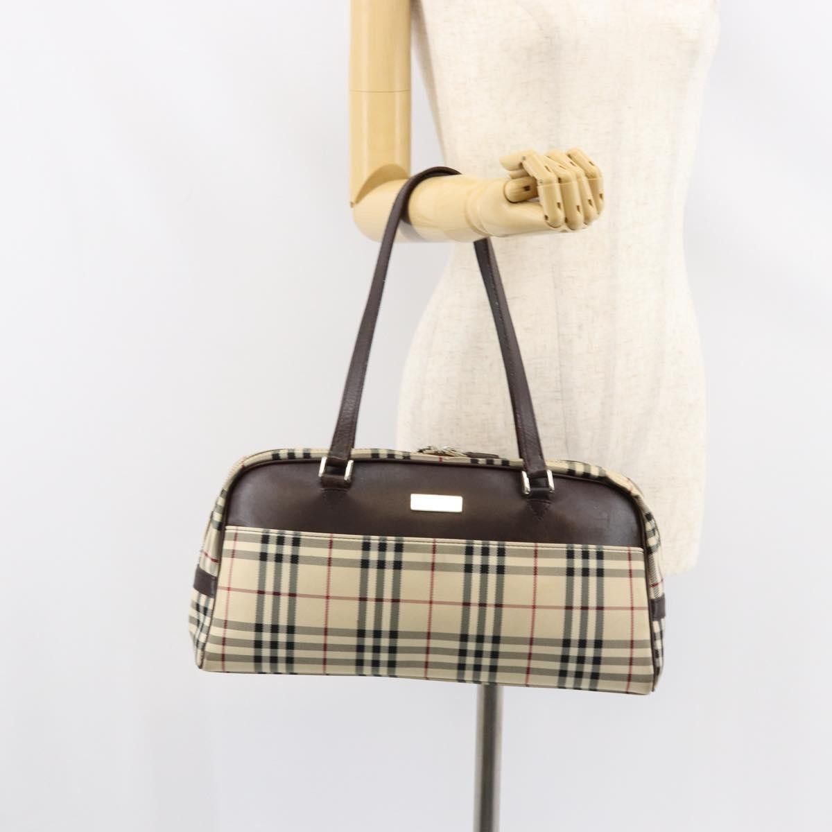 Burberry Burberry Nova Check Tote Canvas and Leather Size ONE SIZE - 14 Thumbnail