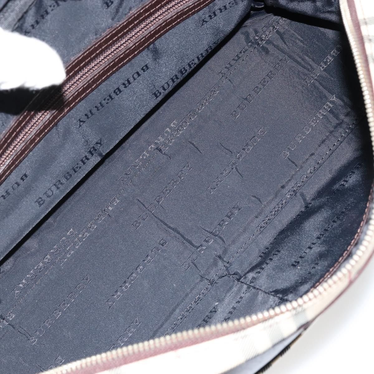 Burberry Burberry Nova Check Tote Canvas and Leather Size ONE SIZE - 5 Thumbnail