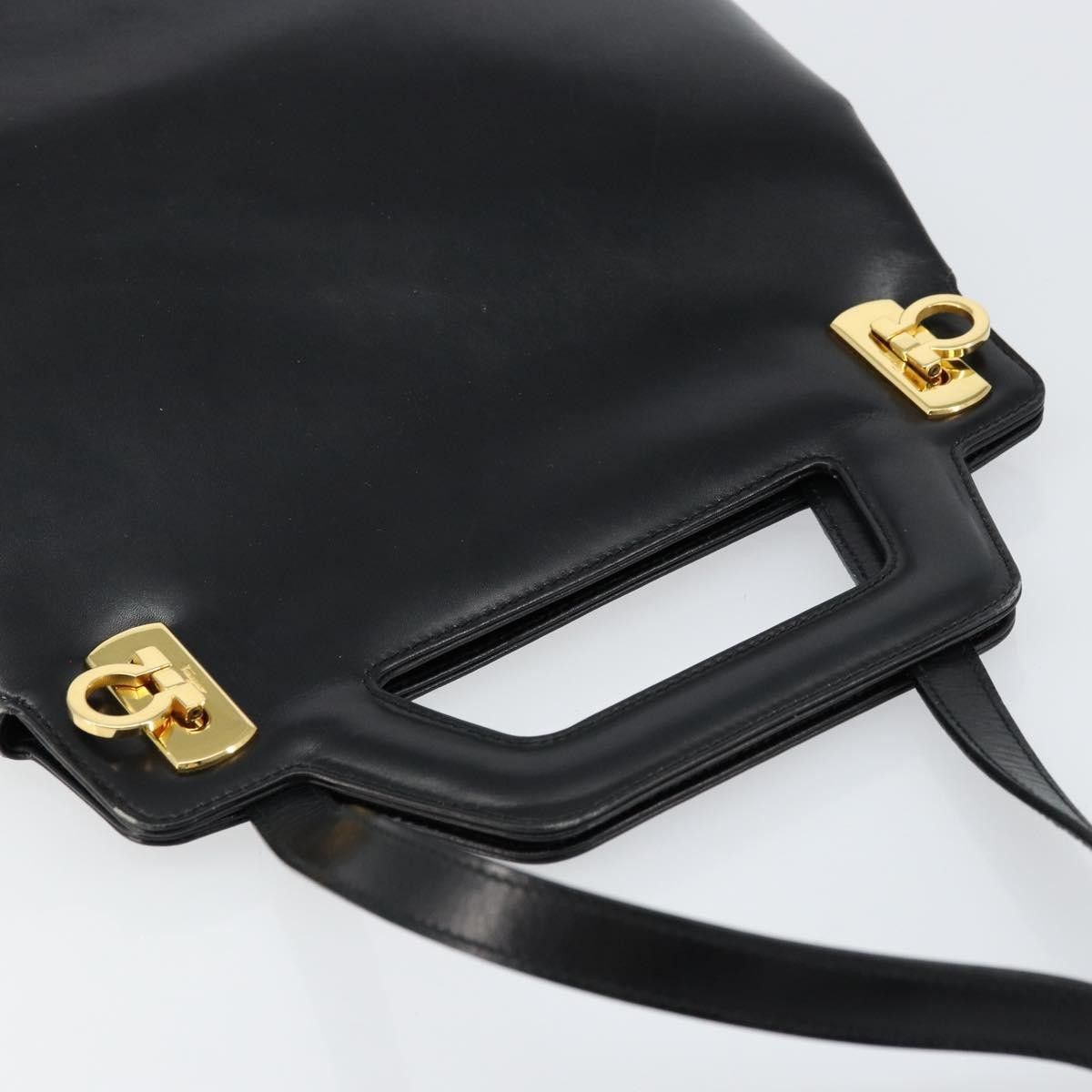 Salvatore Ferragamo Salvatore Ferragamo Wanda Handbag Leather Size ONE SIZE - 16 Thumbnail