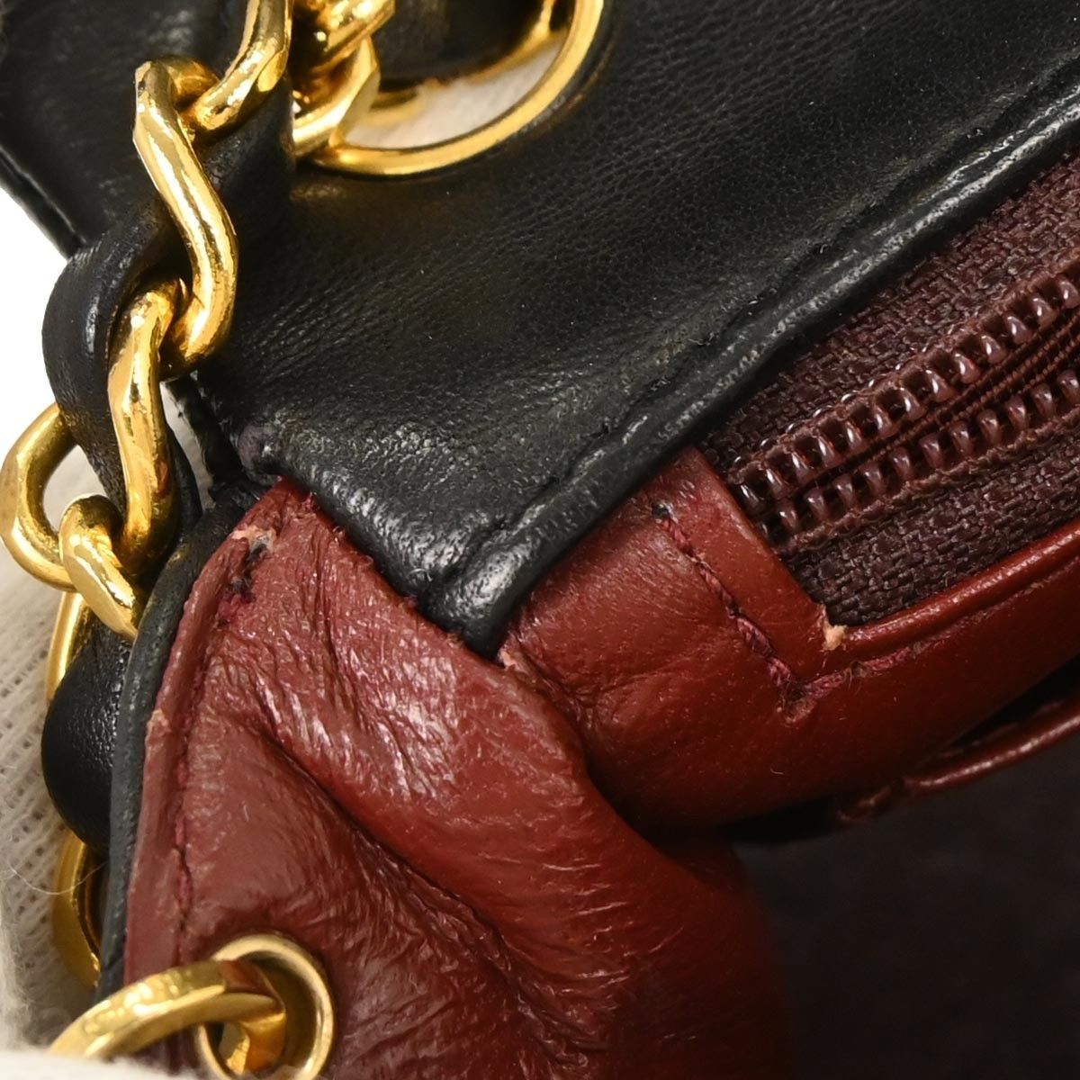 Chanel Chanel Vintage Square Classic Single Flap Bag Quilted Lambskin Size ONE SIZE - 6 Thumbnail