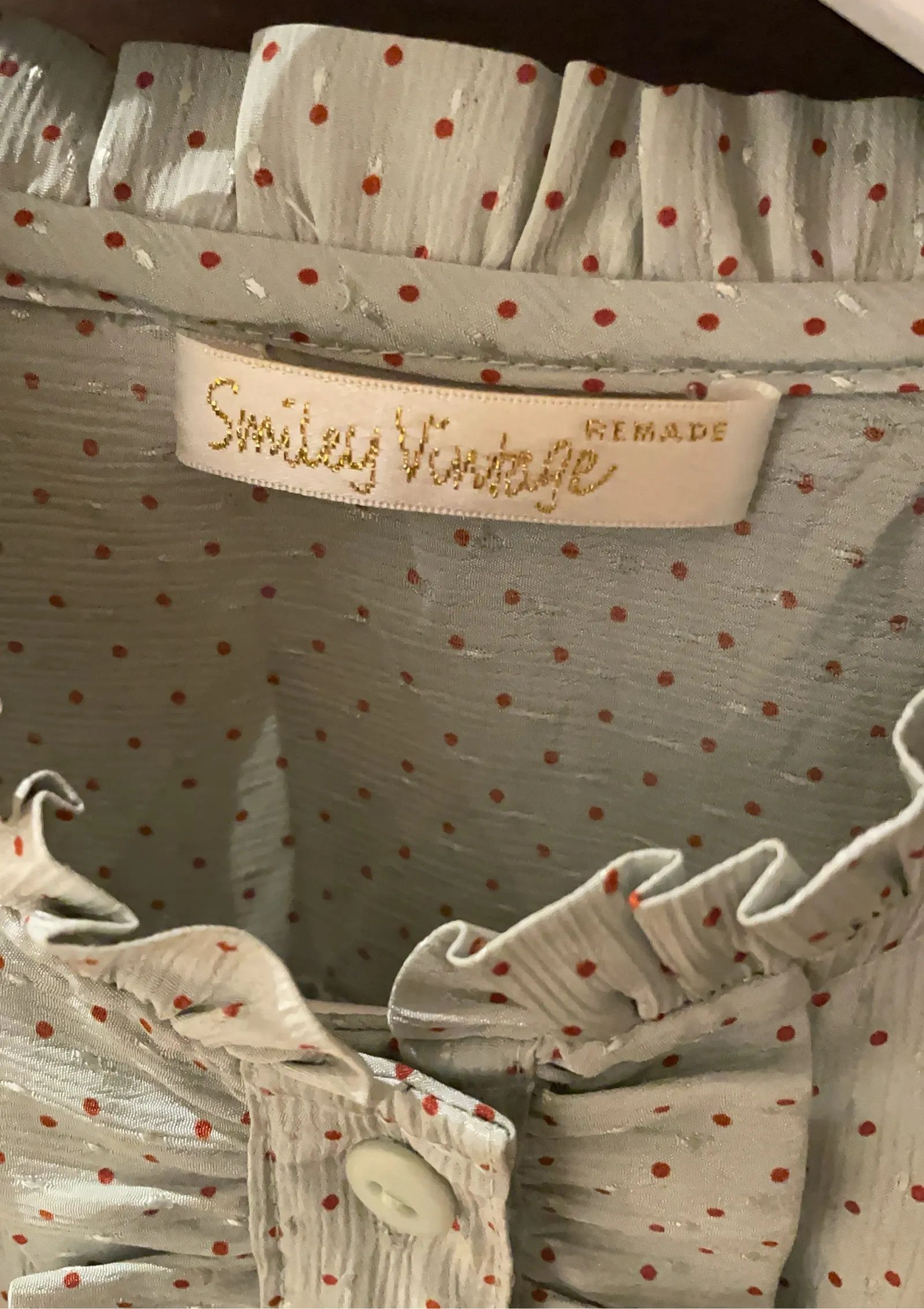 Vintage Smiley Vintage Blouse Size XS / US 0-2 / IT 36-38 - 2 Thumbnail