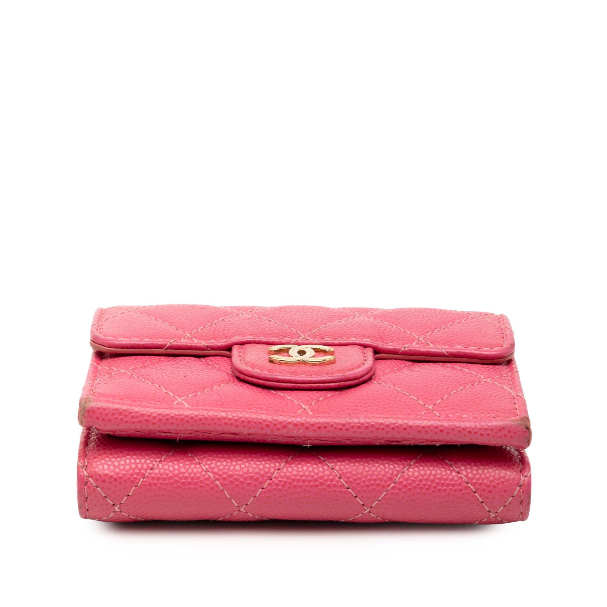 Chanel Chanel CC Quilted Caviar Compact Flap Wallet Size ONE SIZE - 3 Thumbnail