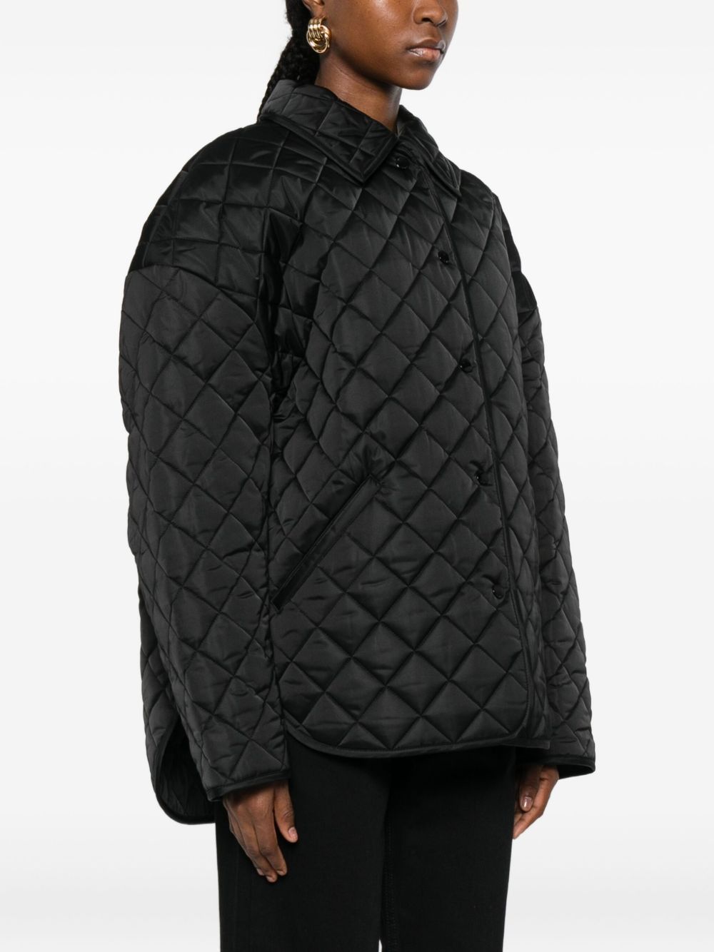 Toteme QUILTED NYLON JACKET Size XS / US 0-2 / IT 36-38 - 4 Thumbnail