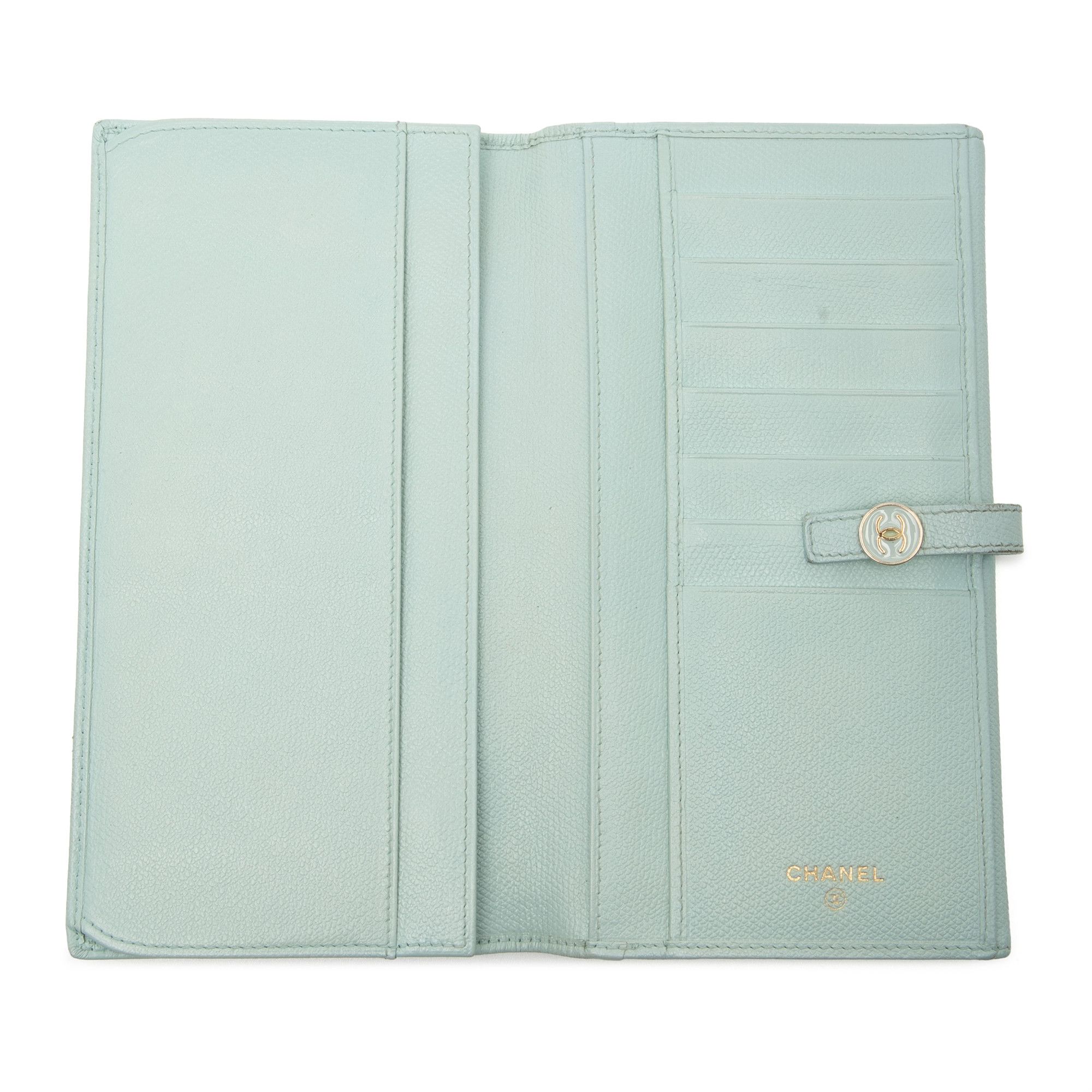 Chanel Chanel Leather Coco Button Long Wallet Size ONE SIZE - 7 Thumbnail