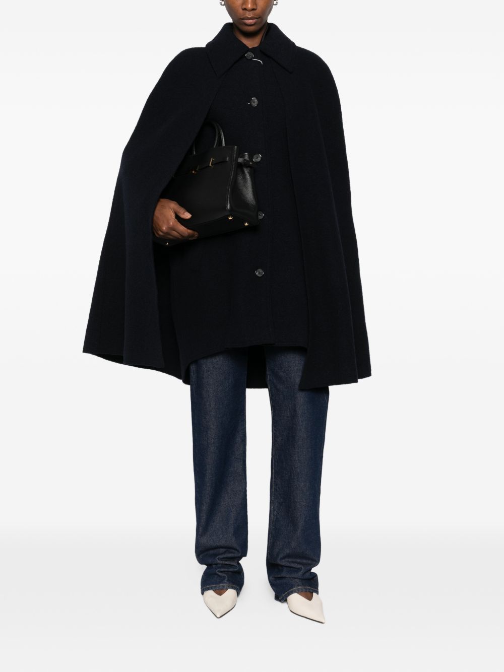 Toteme WOOL CAPE COAT Size XS / US 0-2 / IT 36-38 - 3 Thumbnail