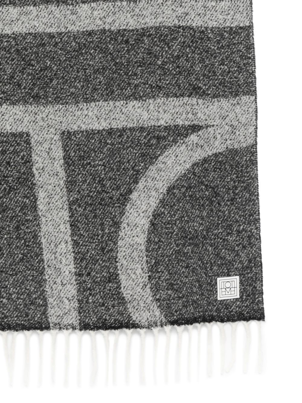 Toteme MONOGRAM WOOL SCARF Size ONE SIZE - 3 Thumbnail