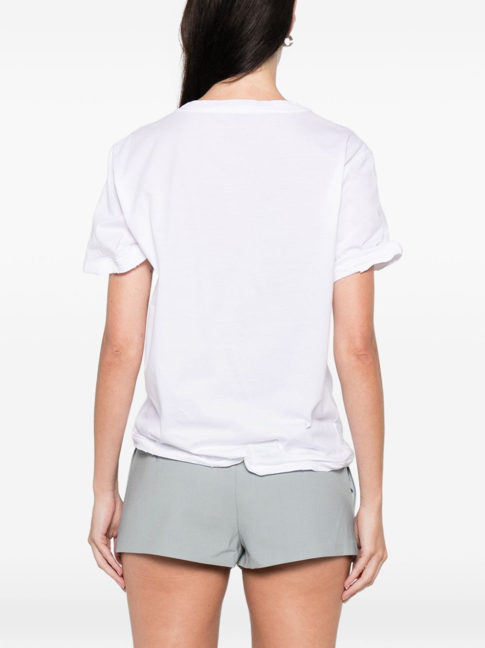 Prada COTTON T-SHIRT Size L / US 10 / IT 46 - 5 Thumbnail