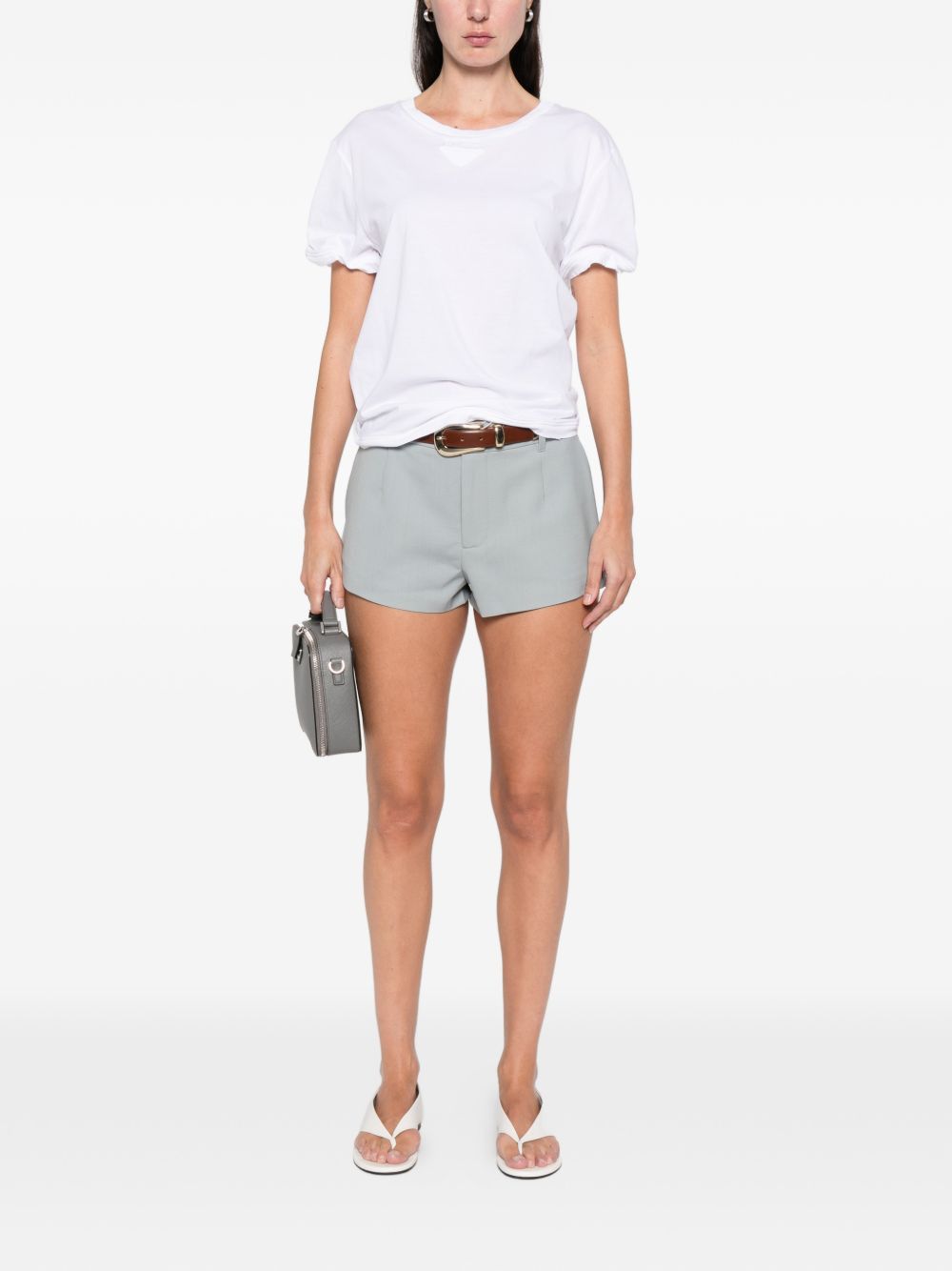 Prada COTTON T-SHIRT Size L / US 10 / IT 46 - 3 Thumbnail