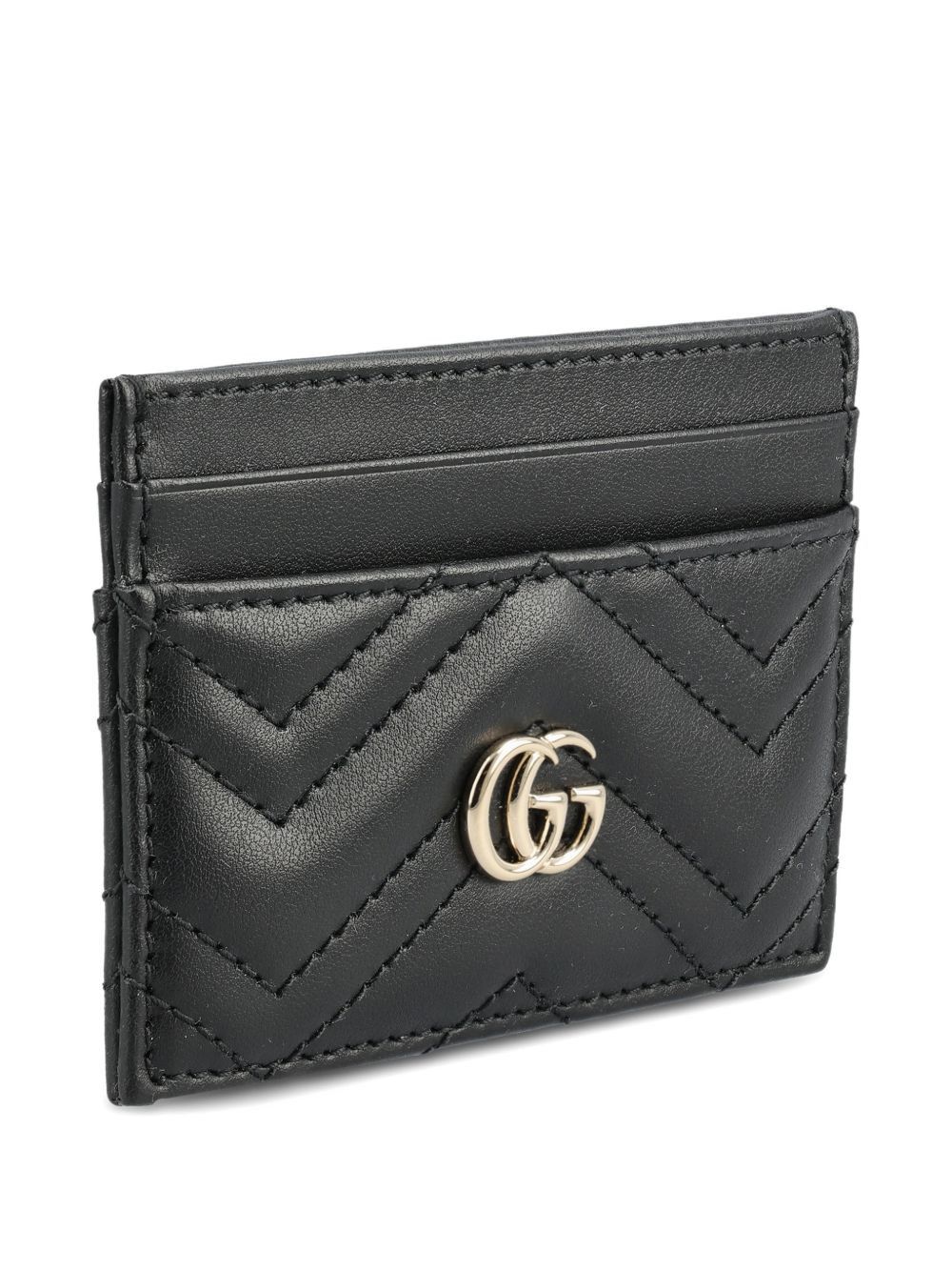 Gucci GG MARMONT LEATHER CARD CASE Size ONE SIZE - 3 Thumbnail