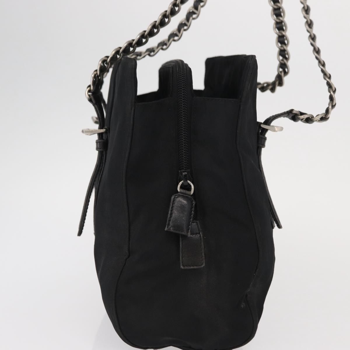 Prada Prada Vintage Chain Shoulder Bag Tessuto Size ONE SIZE - 4 Thumbnail