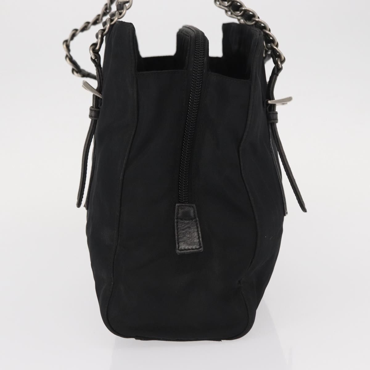 Prada Prada Vintage Chain Shoulder Bag Tessuto Size ONE SIZE - 3 Thumbnail