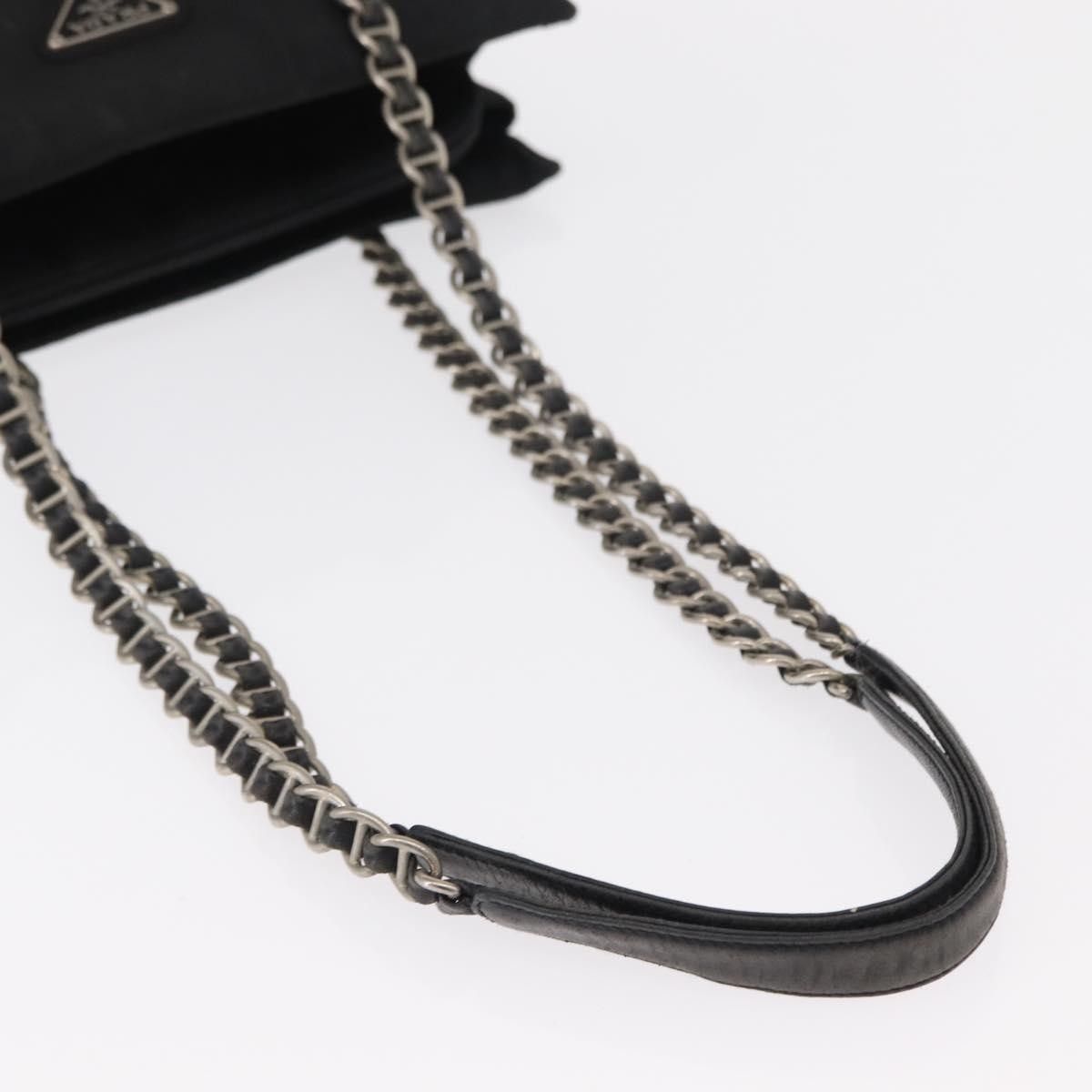 Prada Prada Vintage Chain Shoulder Bag Tessuto Size ONE SIZE - 8 Thumbnail