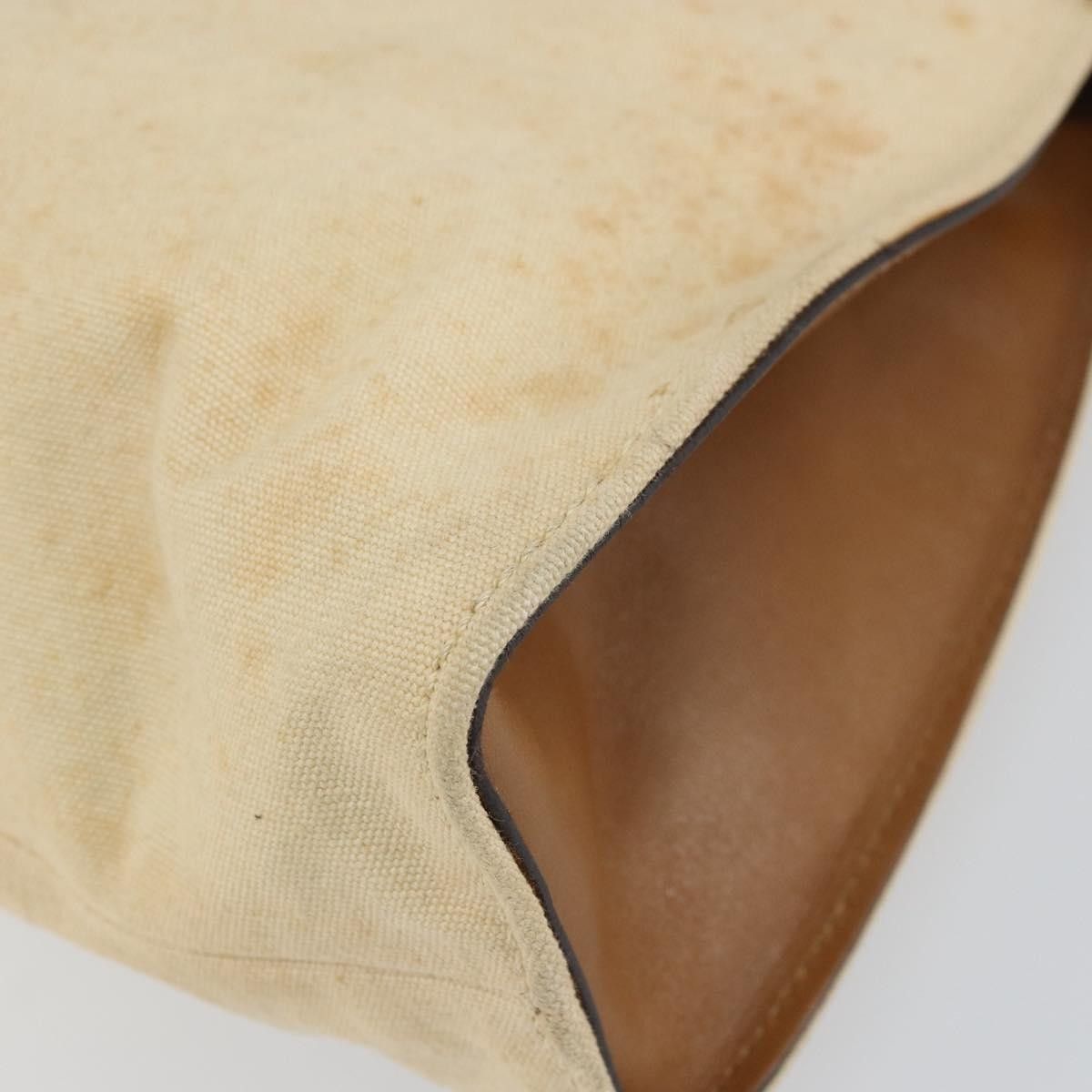 Gucci Gucci Vintage Bamboo Handle Bag Canvas Size ONE SIZE - 10 Thumbnail