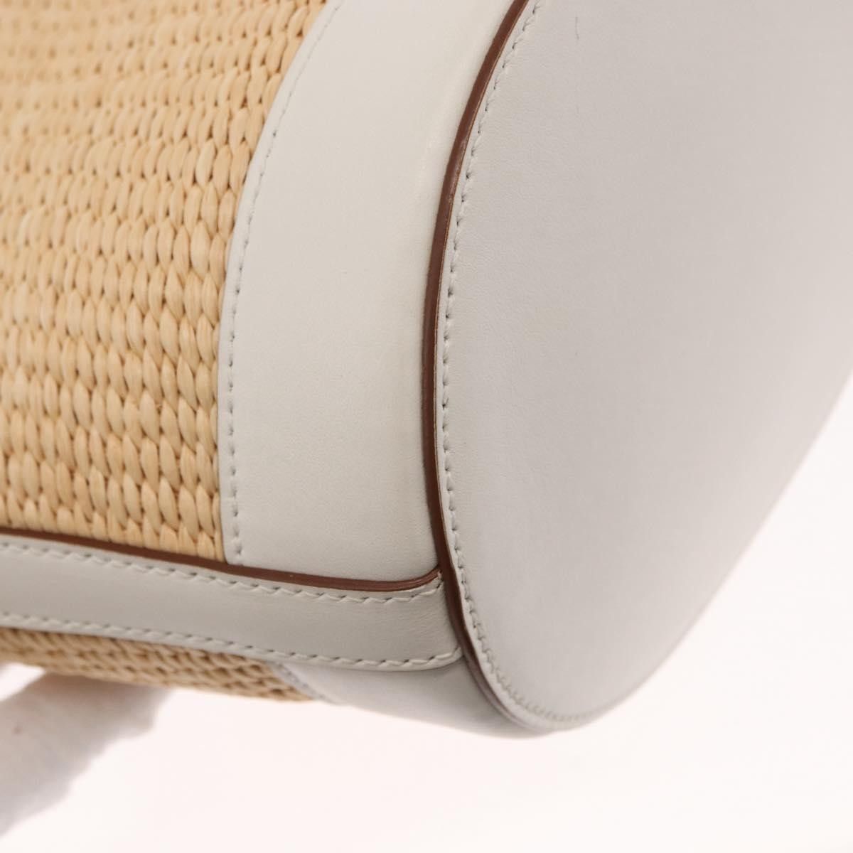 Prada Prada Bucket Bag Woven Raffia with Leather Size ONE SIZE - 11 Thumbnail