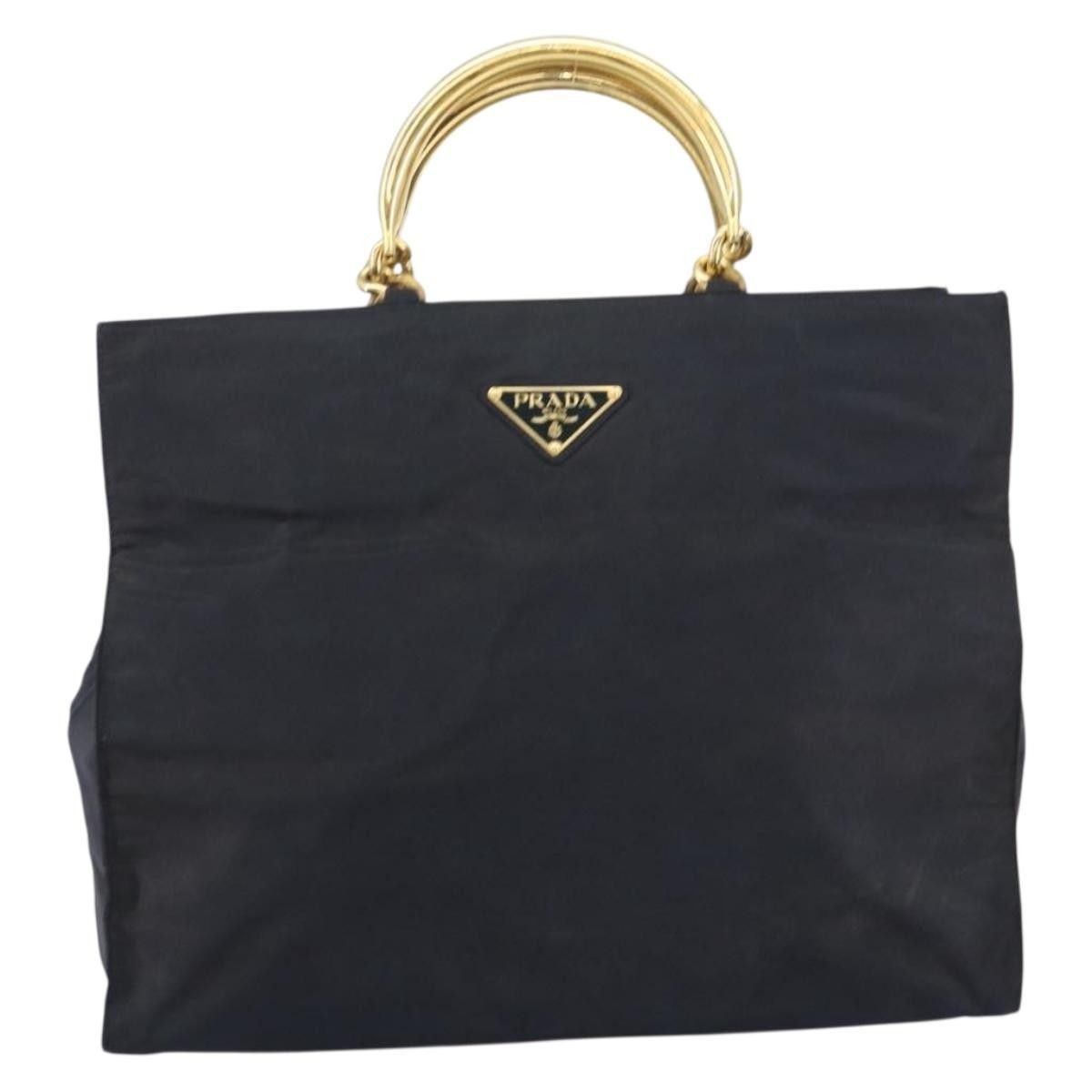 Prada Prada Metal Handles Tote Tessuto Size ONE SIZE - 16 Thumbnail