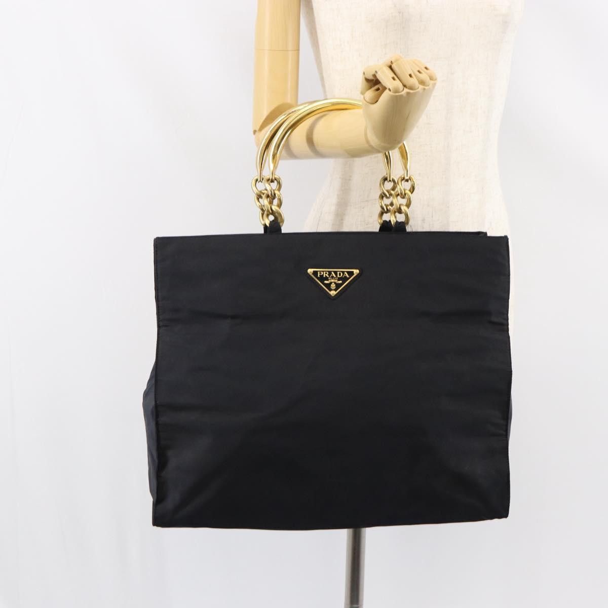 Prada Prada Metal Handles Tote Tessuto Size ONE SIZE - 15 Thumbnail